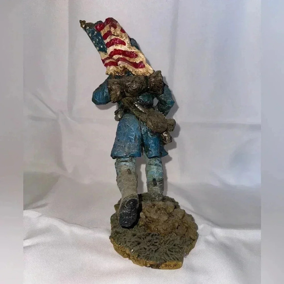 RARE American Civil War American With Flag Large Resin Figurine 12” by PPL 1995 - Picture 5 of 7